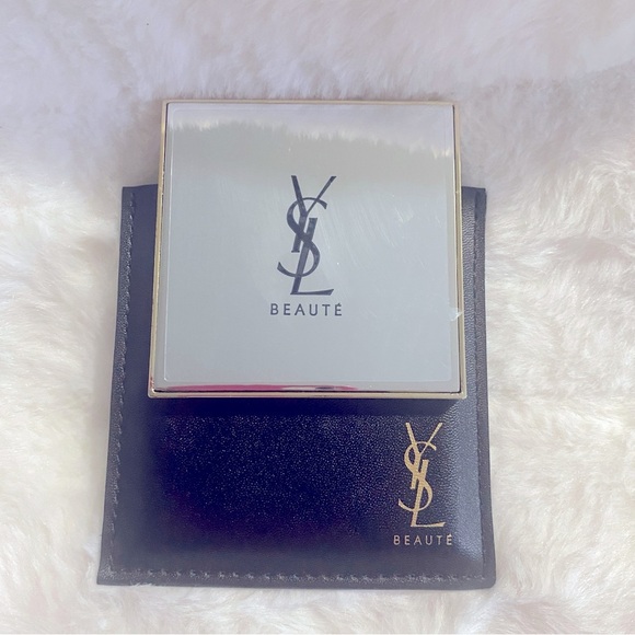 New Yves Saint Laurent Beaute Compact Mirror With a Protective Sleeve - Picture 3 of 6
